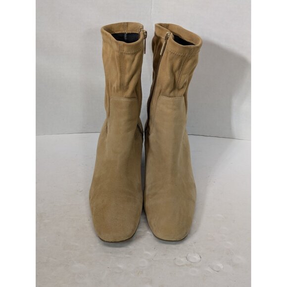 Aquatalia Women's Brown Sandi Suede Leather Side Zip Boots Shoes Size US 9.5 M - Picture 5 of 16